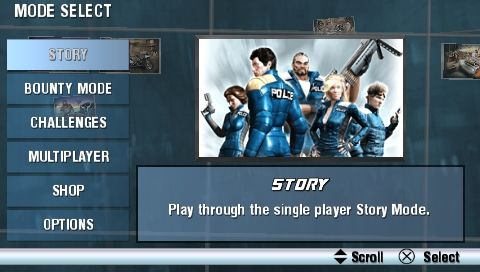 Pursuit Force: Extreme Justice screenshot 4 for PSP